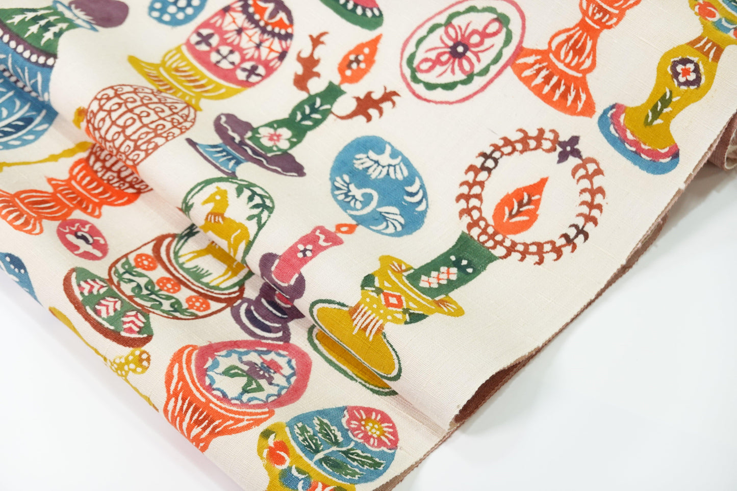 【関美穂子】- エッグスタンド - 九寸名古屋帯【型絵染】 - きものKUREHA