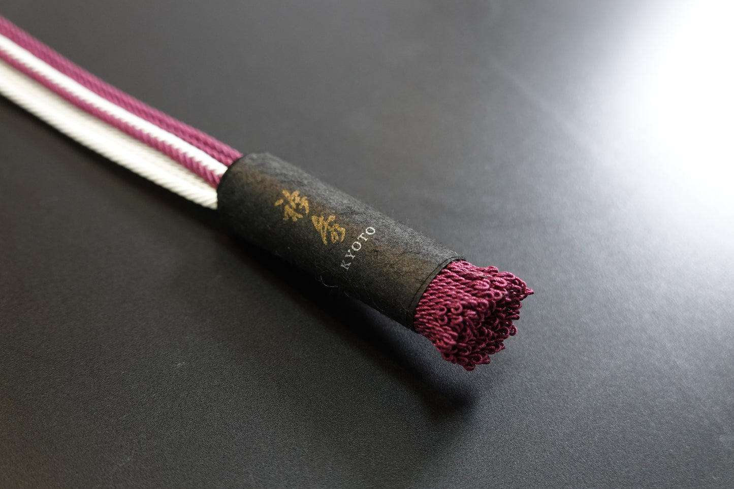 〈夏〉帯締め 畝打ち 撚り房〈紫系〉【衿秀】