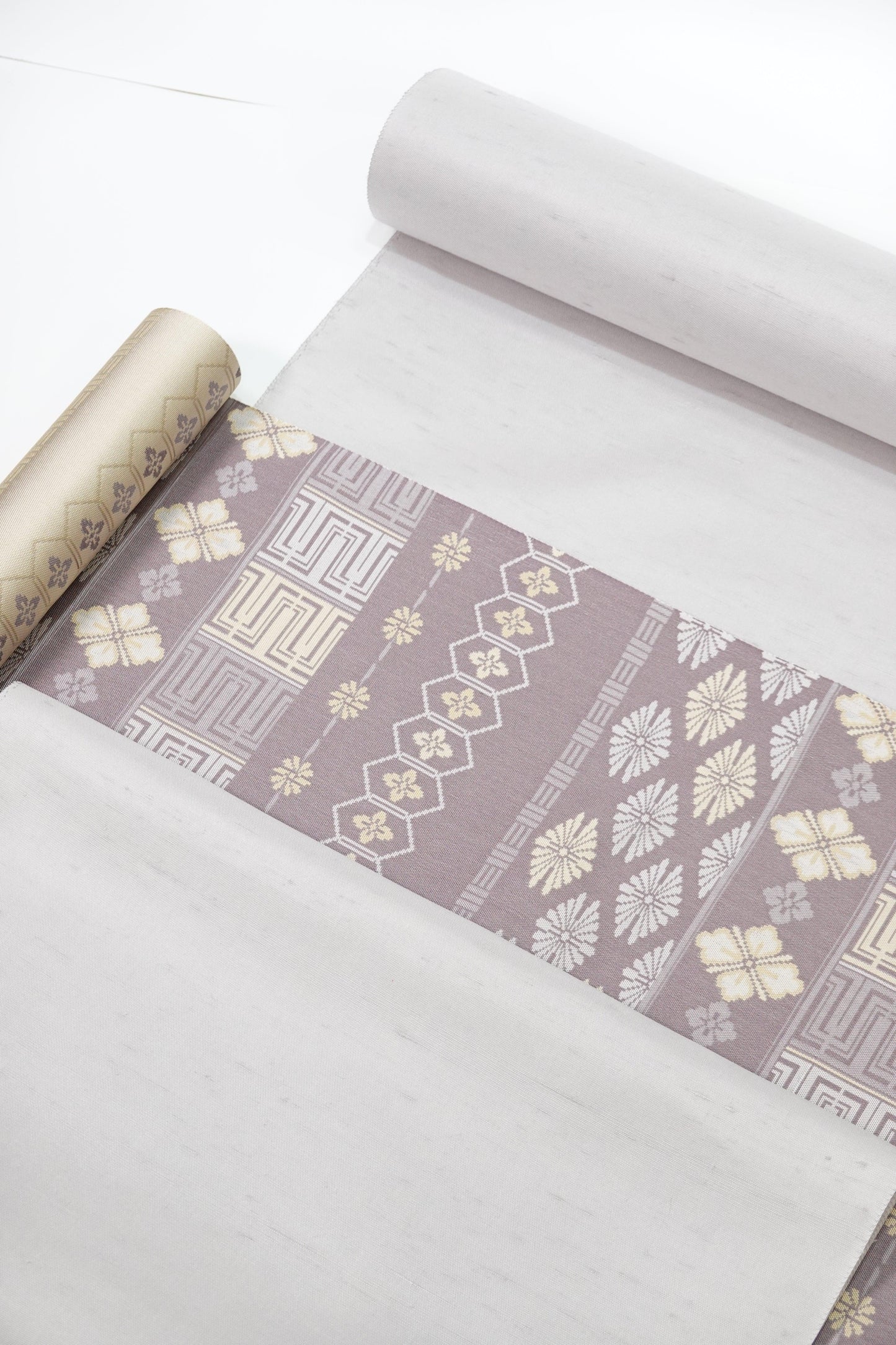 【経錦】 全通 名古屋帯『段楽』【高島織物】 - きものKUREHA