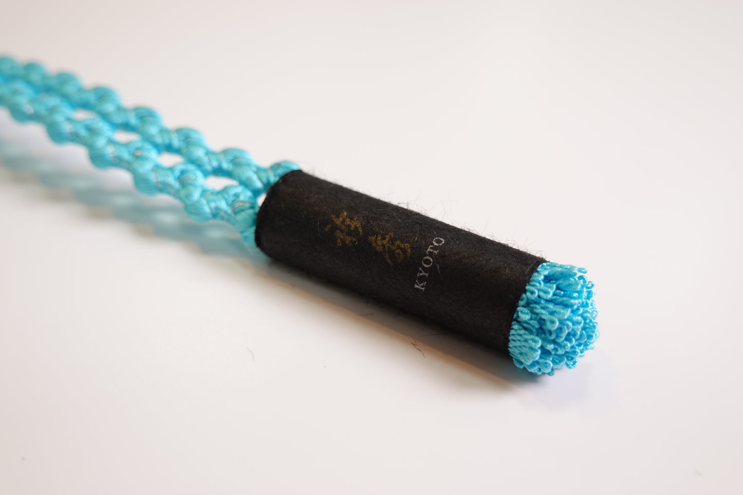 〈夏〉帯締め レース リング繋ぎ 撚り房〈水色系〉【衿秀】