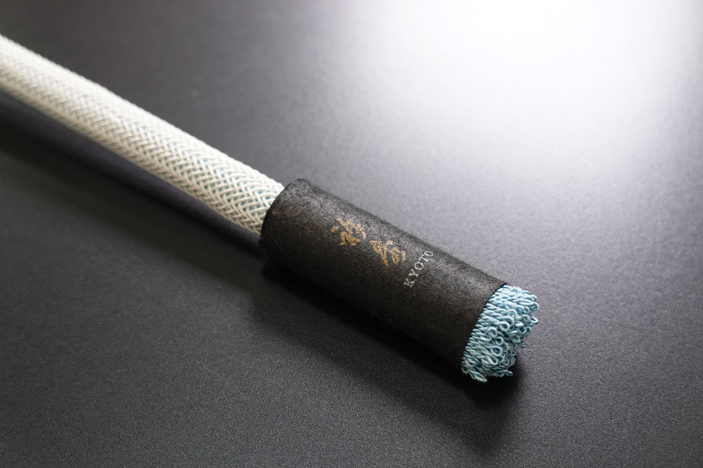 〈夏〉帯締め 丸組 撚り房〈白・水色系〉【衿秀】