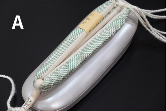 〈選べる鼻緒〉お誂え 本革 真綿草履 小判形 薄グレー【衿秀】