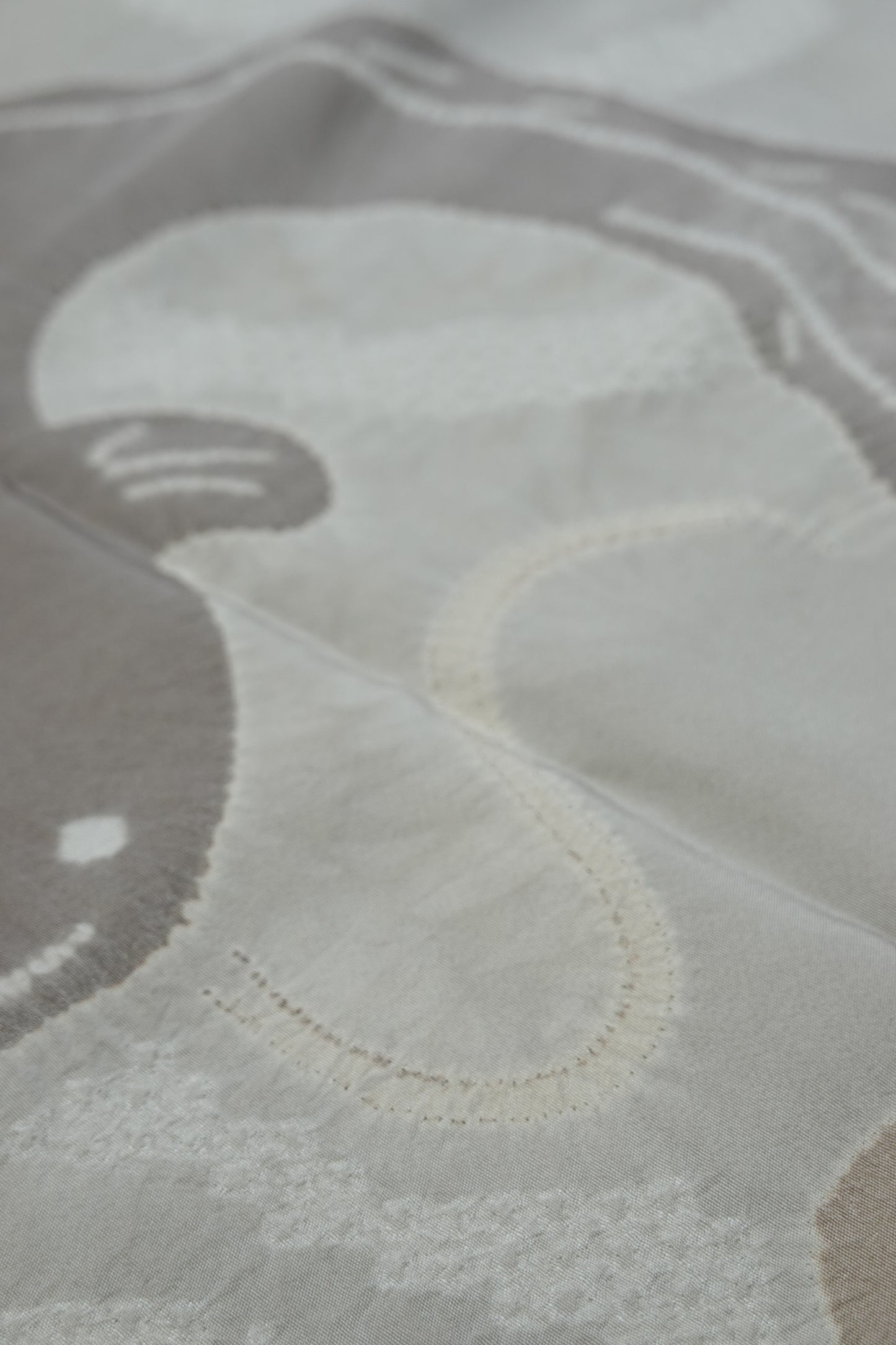 【藤井絞】肩裏 - 瓢鮎図 - (羽裏 額裏)