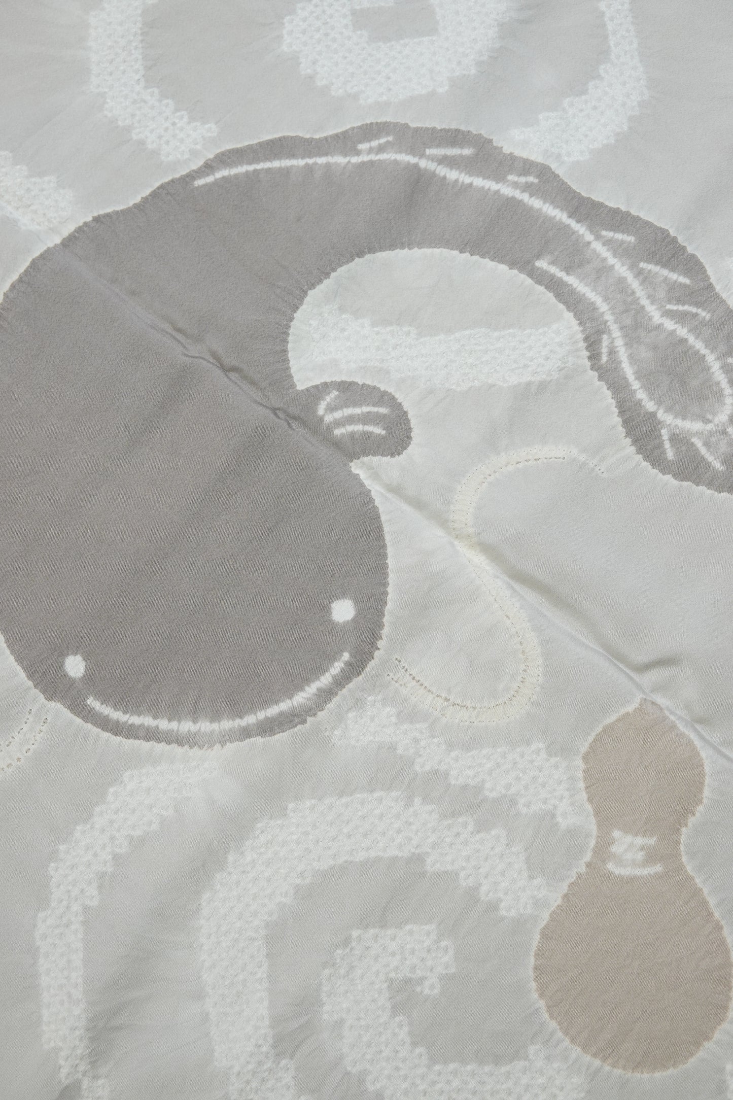 【藤井絞】肩裏 - 瓢鮎図 - (羽裏 額裏)