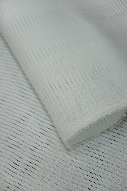 【衿秀】本麻 半衿 絽 〈浅葱〉