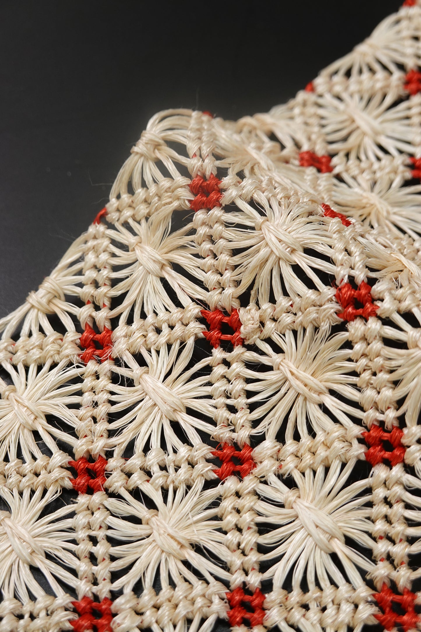 2/7入荷【誉田屋源兵衛】芭蕉通風段文 ドット赤