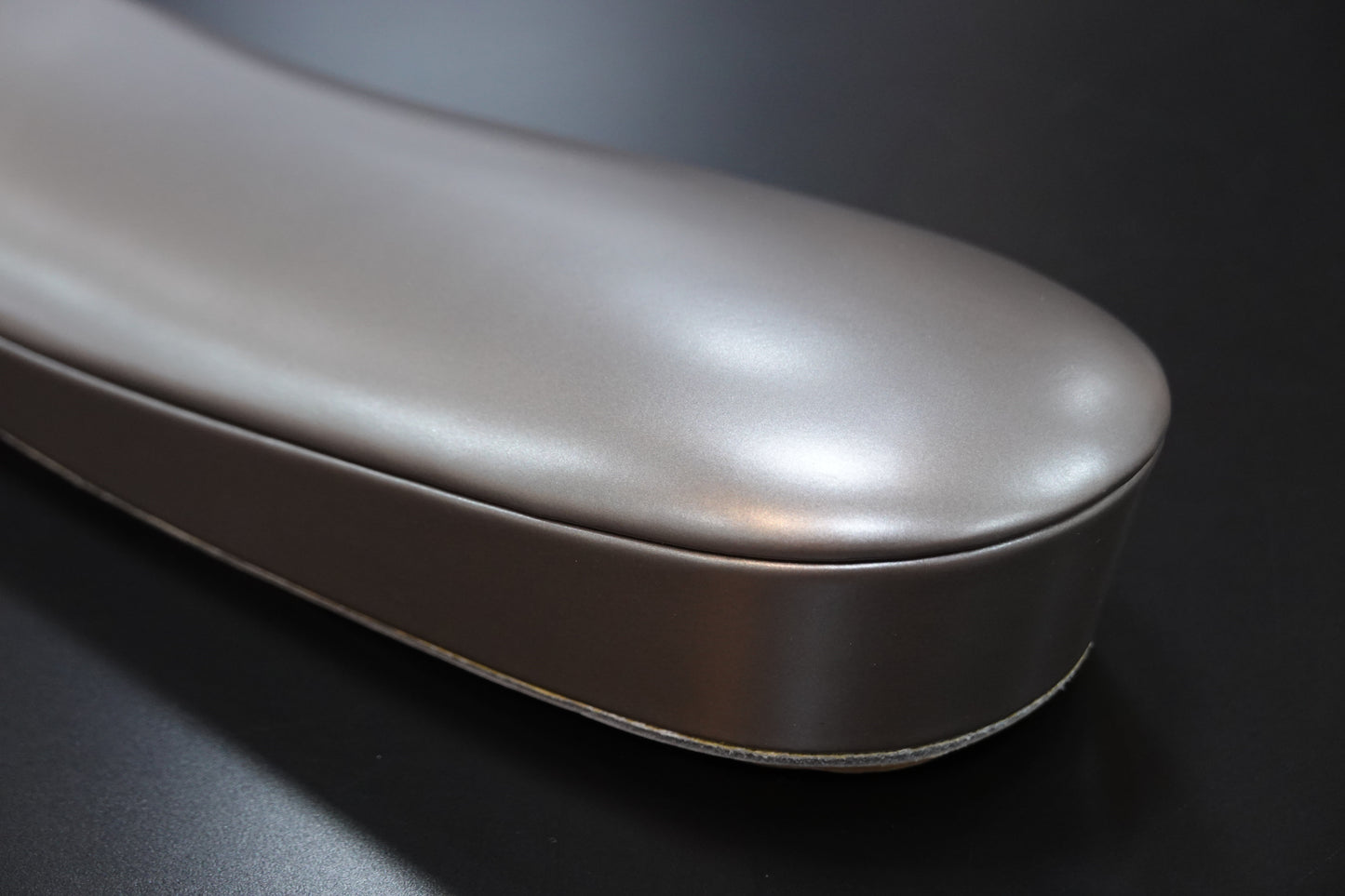 [Erihide] Genuine Leather Sandal Base, Oval, Brown (Sandal Base Only), Size M