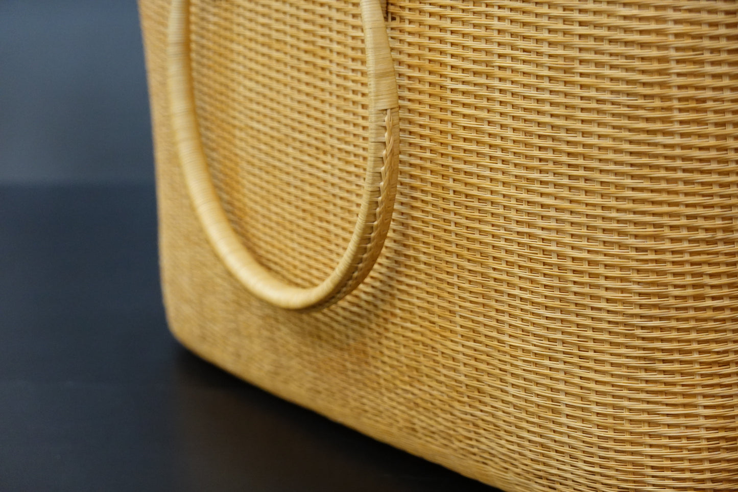 [KOMKRIT Workshop] Bamboo Basket Bag, Natural Color, SACRA, Purveyor to the Thai Royal Family