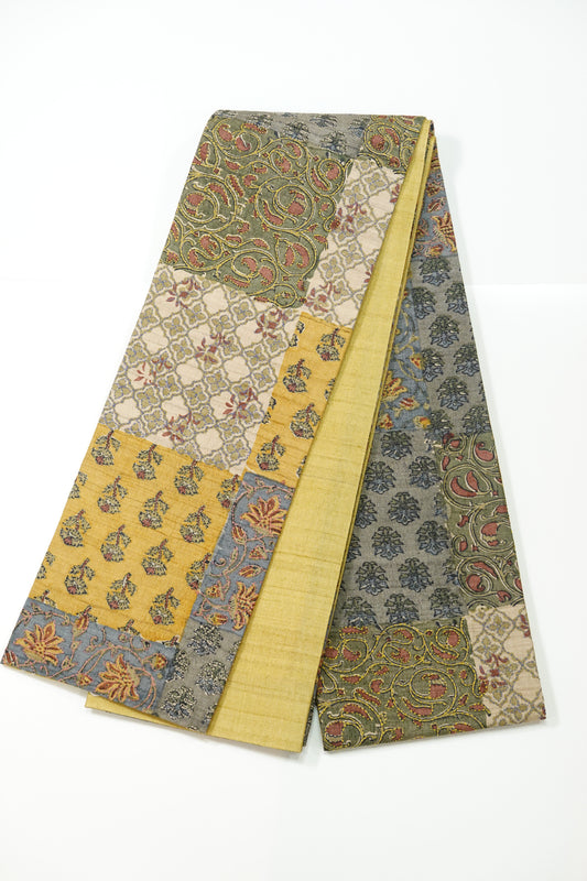 ≪4/27迄 ギャラリー凛 展 ≫ 半幅帯 カンタ刺子 (お仕立上がり品）VD66E