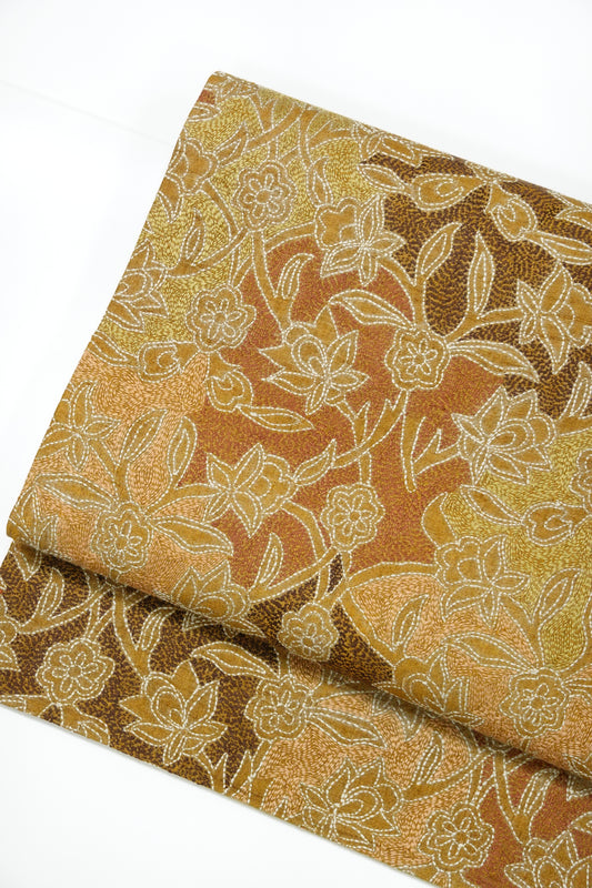 ≪4/27迄 ギャラリー凛 展 ≫ 名古屋帯 カンタ刺子 (お仕立上がり品）KN48A