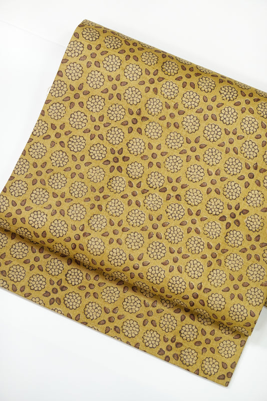 ≪4/27迄 ギャラリー凛 展 ≫ 名古屋帯  古渡更紗 -復刻柄- (お仕立上がり品）BP392