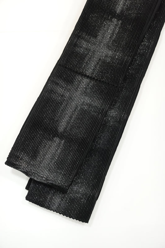 【誉田屋源兵衛】角帯 微乃火 黒/銀 〈男性用〉