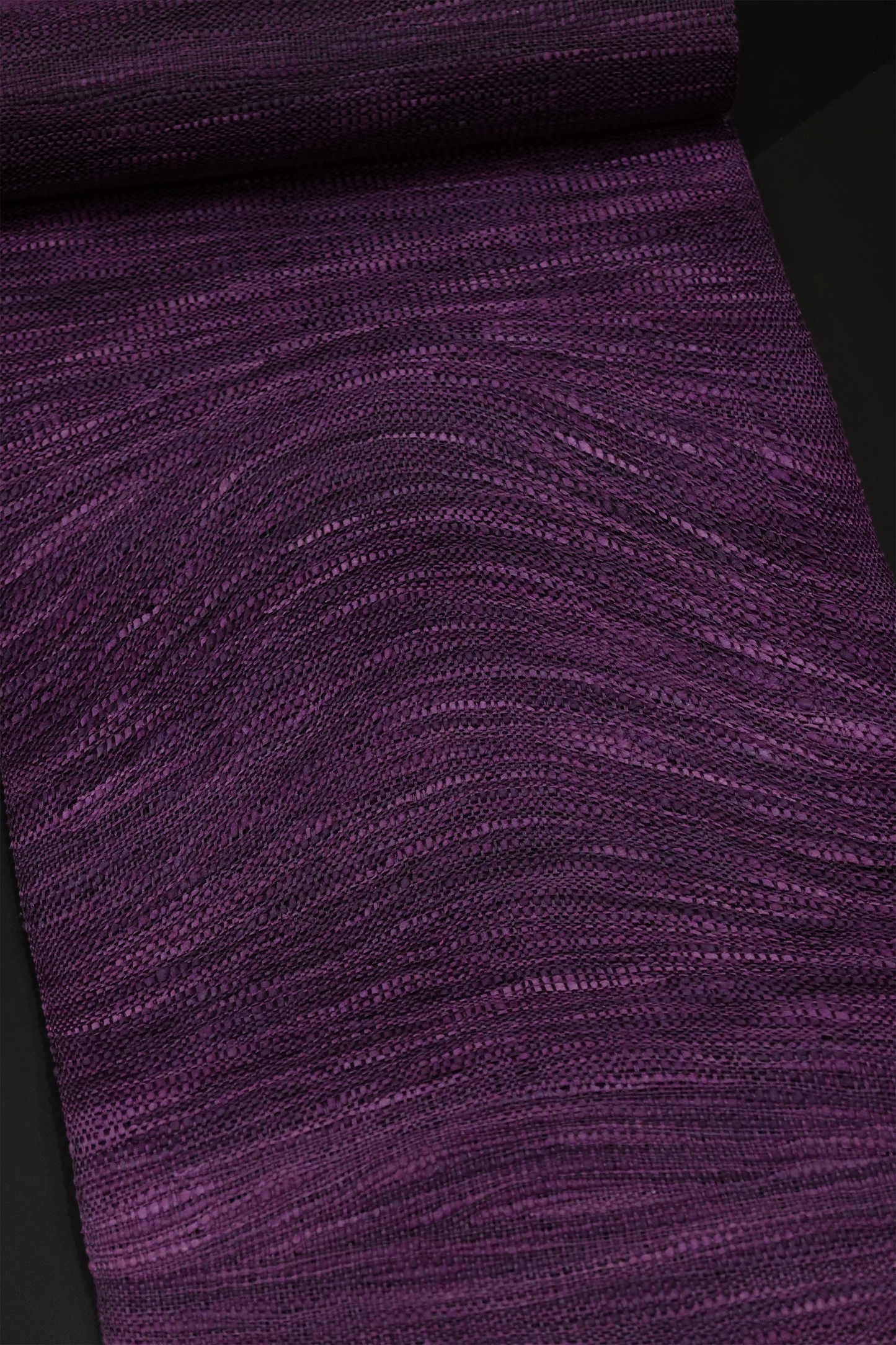 【誉田屋源兵衛】櫛織 八寸名古屋帯 紫根 ※価格はお問い合わせください