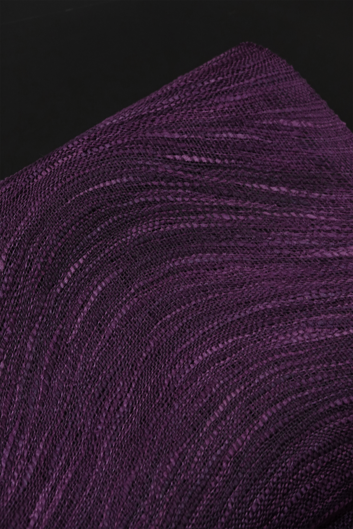 【誉田屋源兵衛】櫛織 八寸名古屋帯 紫根 ※価格はお問い合わせください