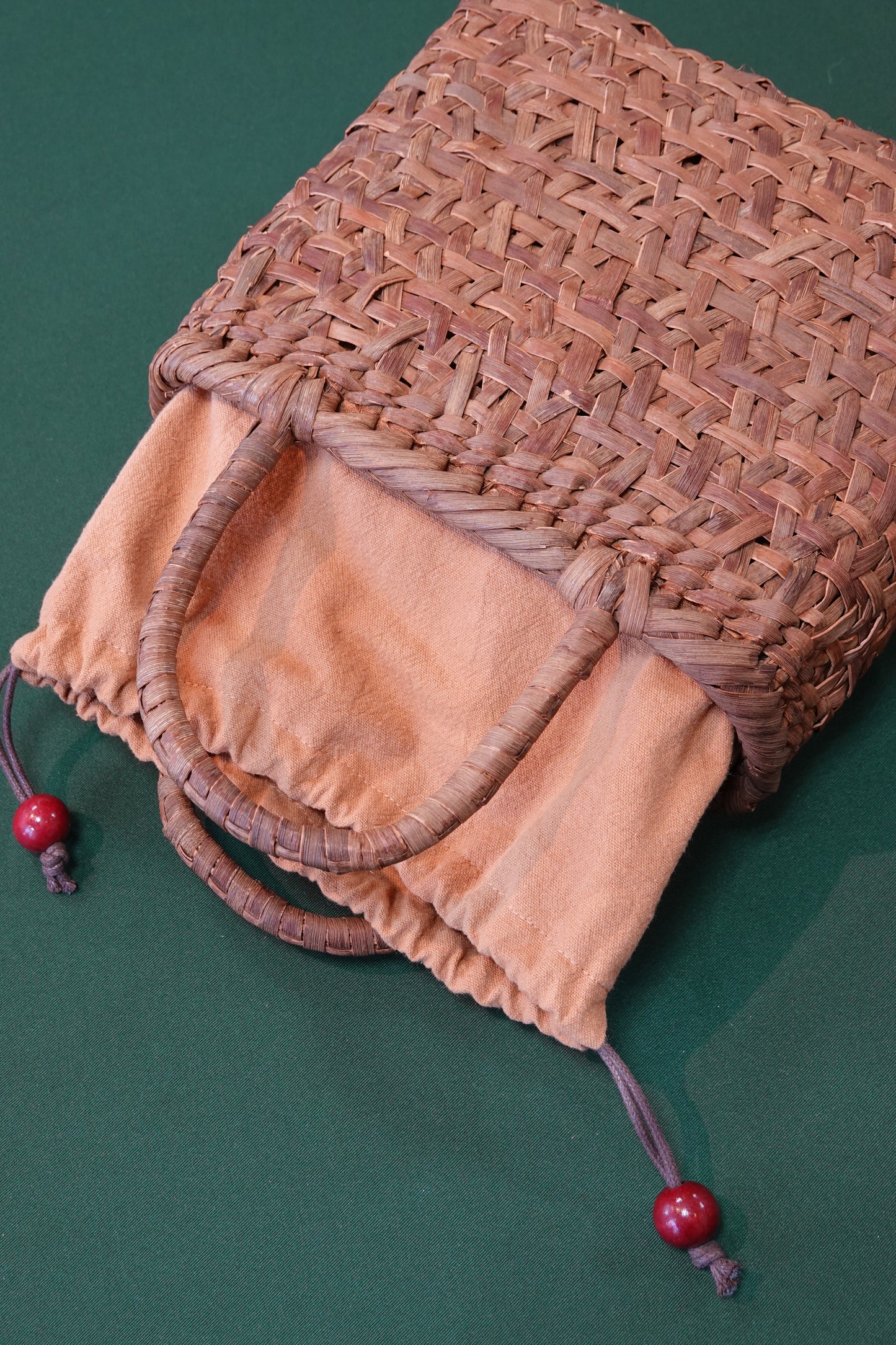 [KOMKRIT Workshop] Bamboo Basket Bag, Natural Color, SACRA, Purveyor to the Thai Royal Family