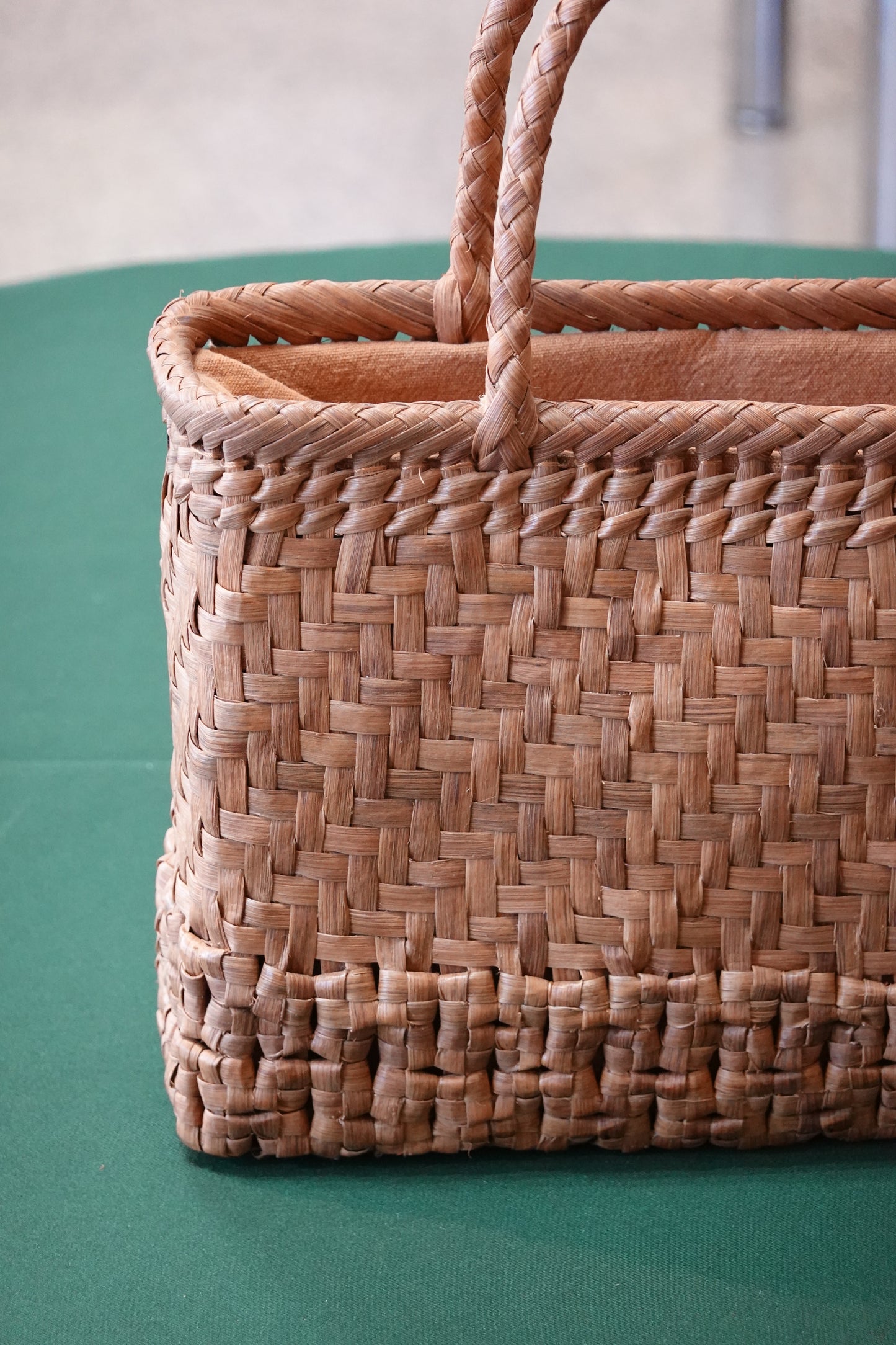 [KOMKRIT Workshop] Bamboo Basket Bag, Natural Color, SACRA, Purveyor to the Thai Royal Family