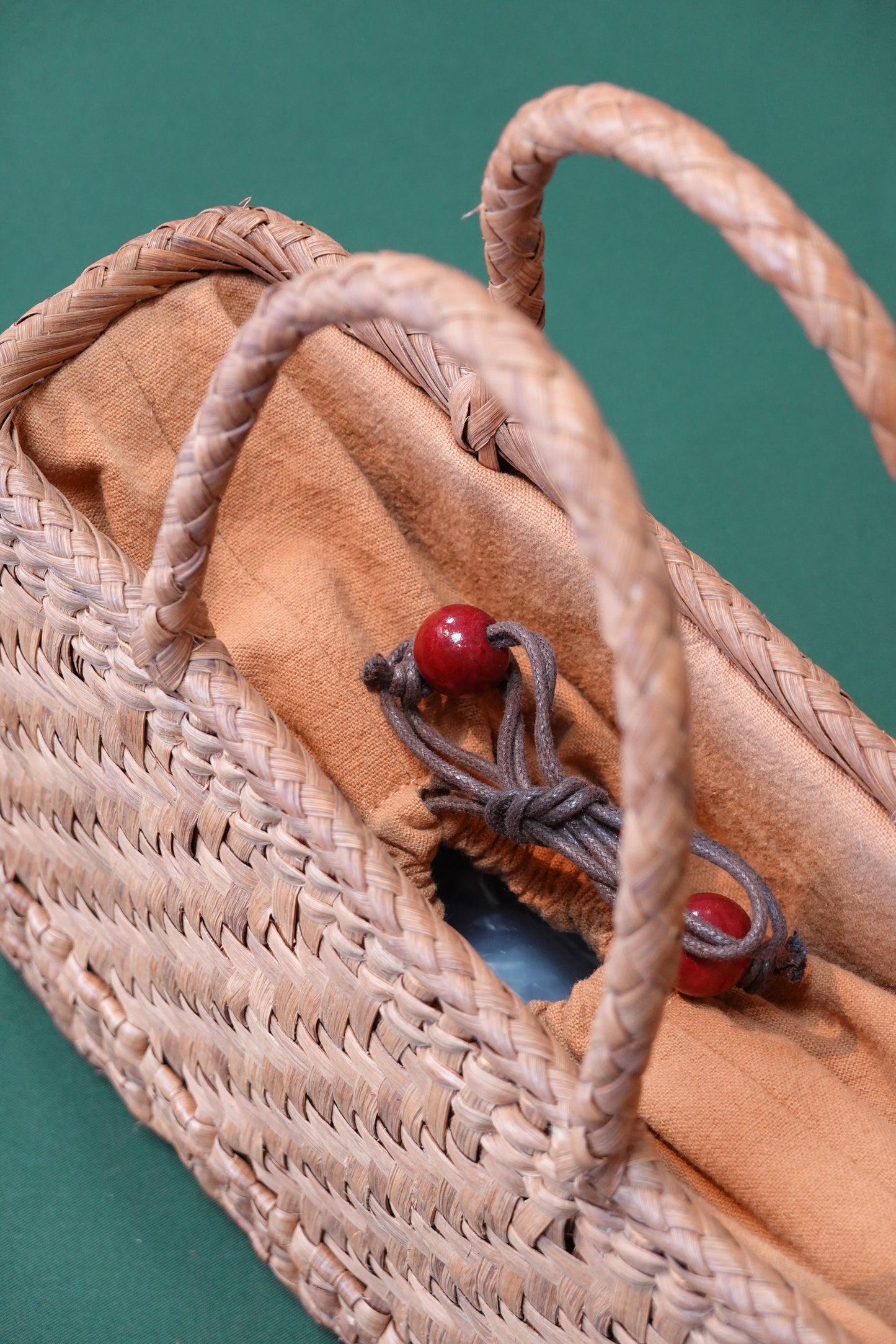 [KOMKRIT Workshop] Bamboo Basket Bag, Natural Color, SACRA, Purveyor to the Thai Royal Family