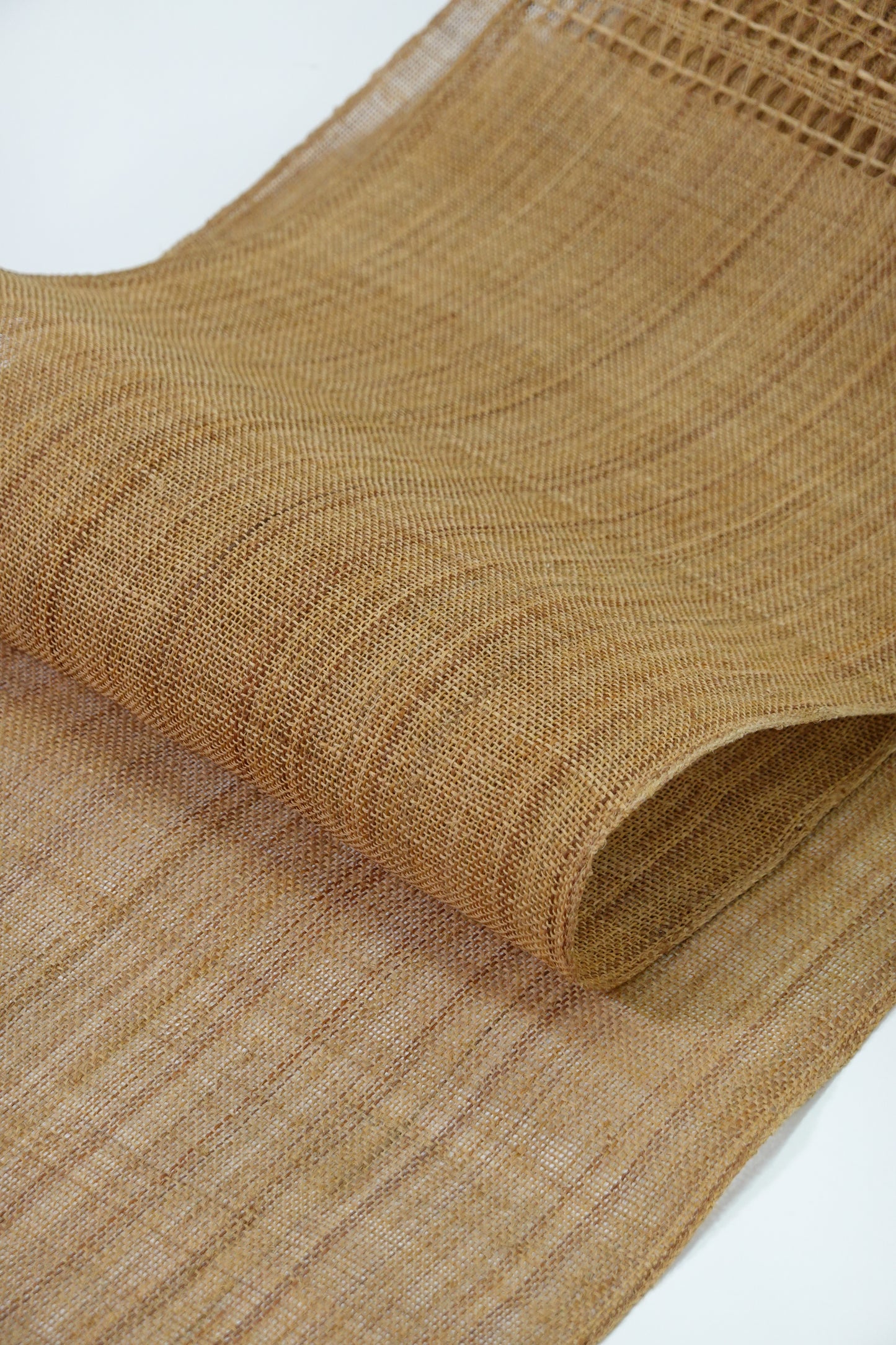 Natural Fabric: Kudzu Fabric, 8-inch Nagoya Obi, Light Gray Wisteria [Katsuaki Odashima]