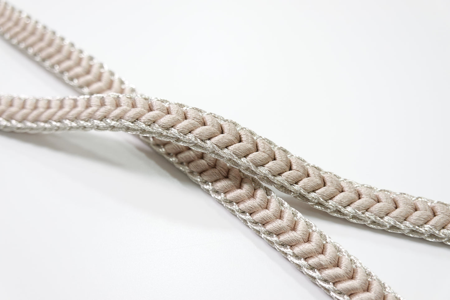 [Erihide] Obi-jime (sash band) with gold thread, Korai-gumi, yellow