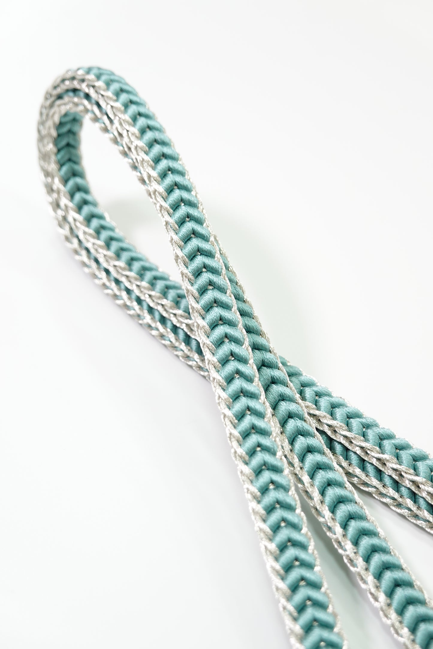 [Erihide] Obi-jime (sash band) with gold thread, Korai-gumi, yellow