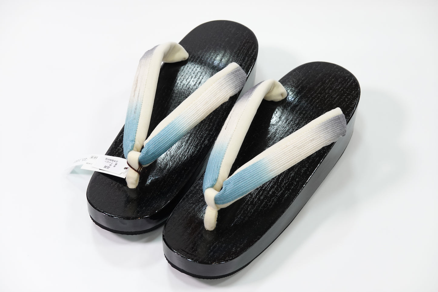[Erihide] Kiso Nezuko Geta (Geta Clogs) with Hemp Straps, Blurred Purple