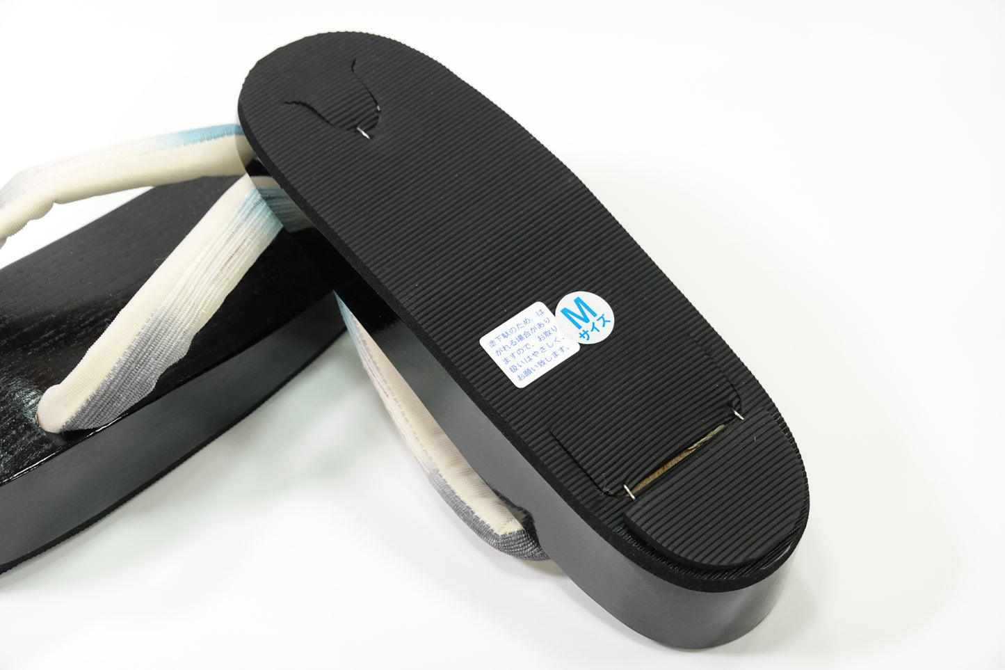 [Erihide] Kiso Nezuko Geta (Geta Clogs) with Hemp Straps, Blurred Purple