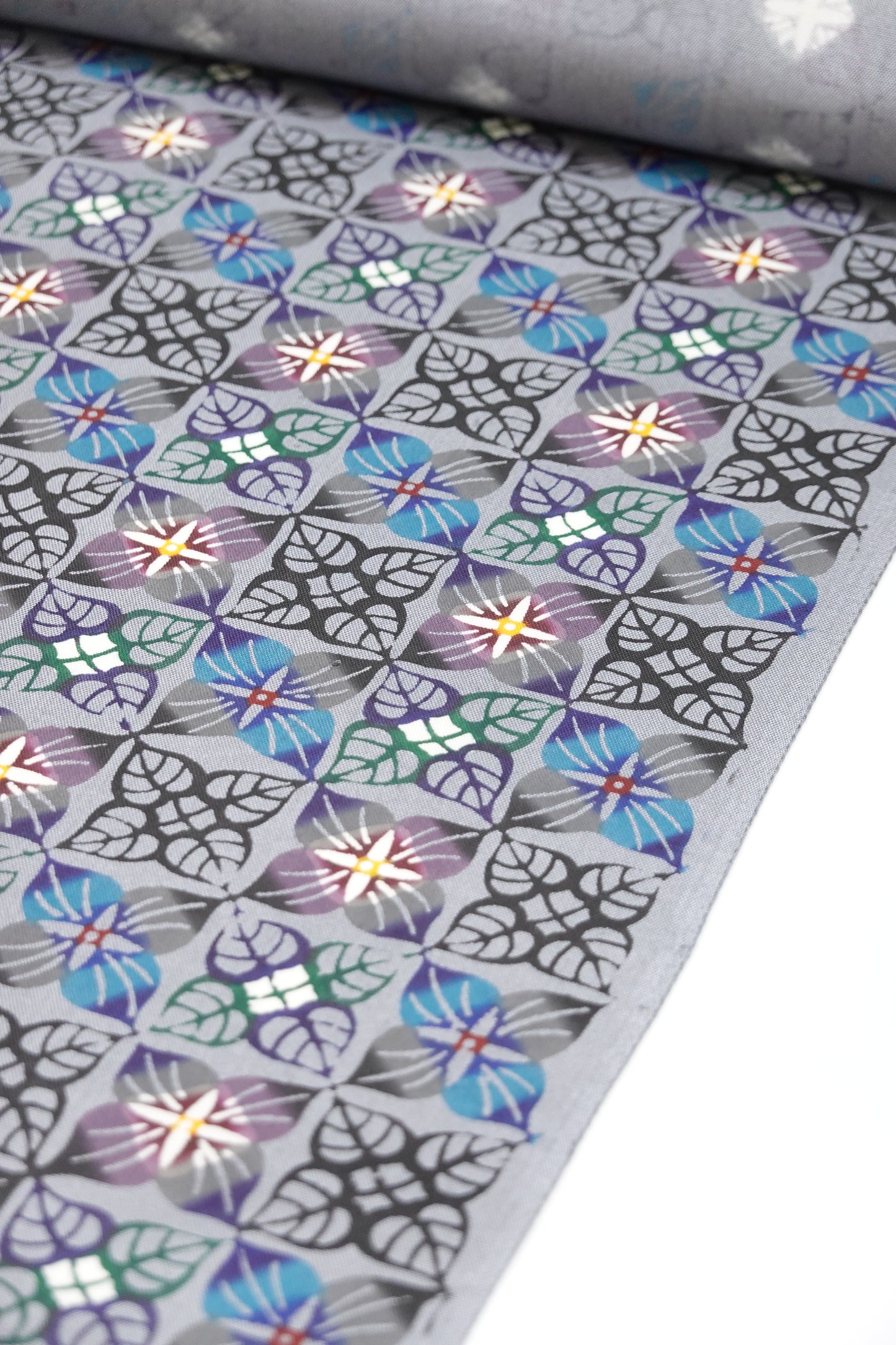 【びんがた工房くんや】紅型 九寸名古屋帯 『サンダンカ』【宜保聡】