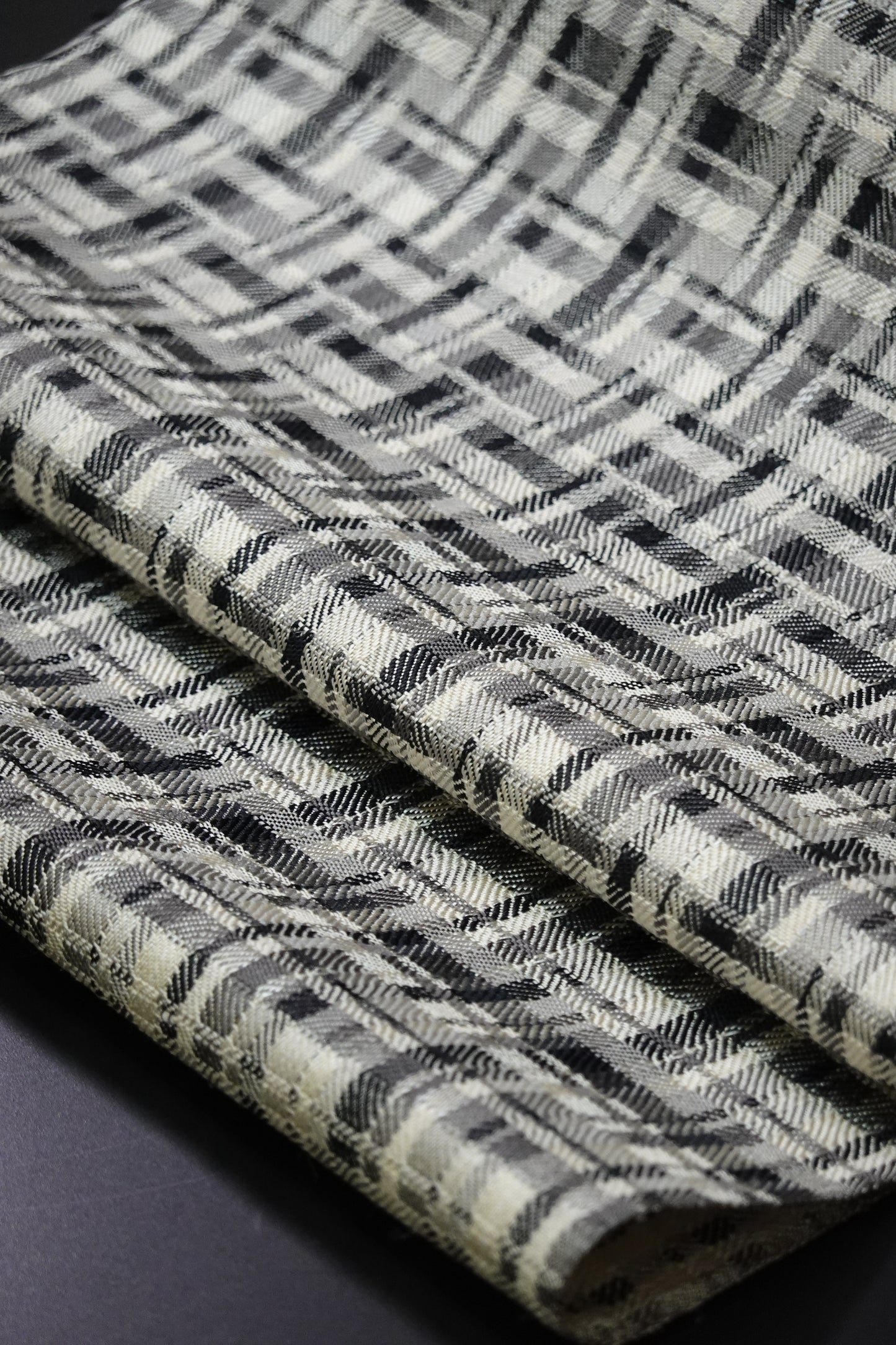 【光佳染織】綾織玉糸名古屋帯地 網代【横内佳代子】※価格お問い合わせください