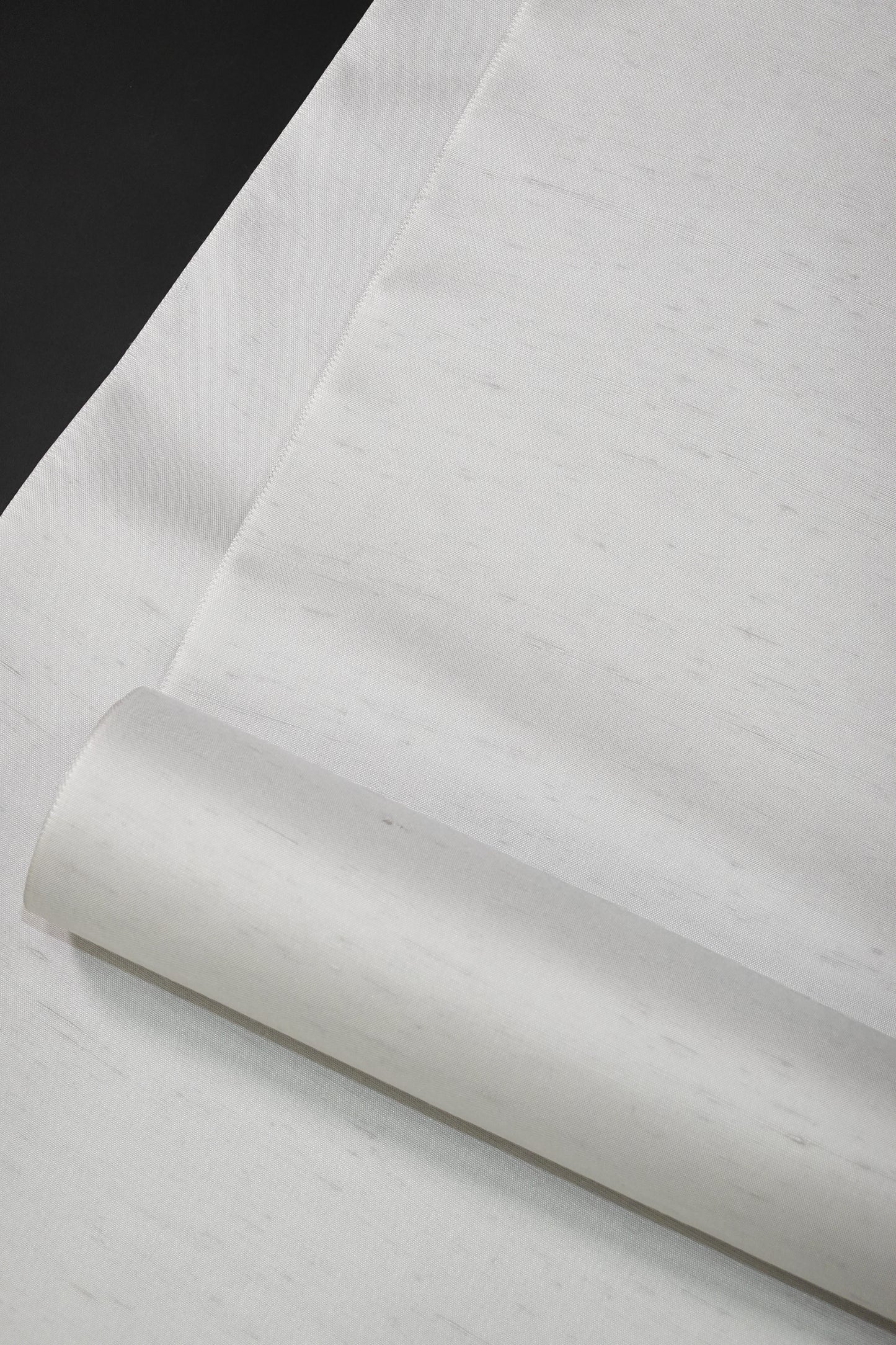 【白山工房】牛首紬 ‐ グレー無地【伝統的工芸品】